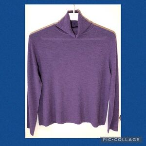 Eileen Fisher 100% Wool Turtleneck Sweater